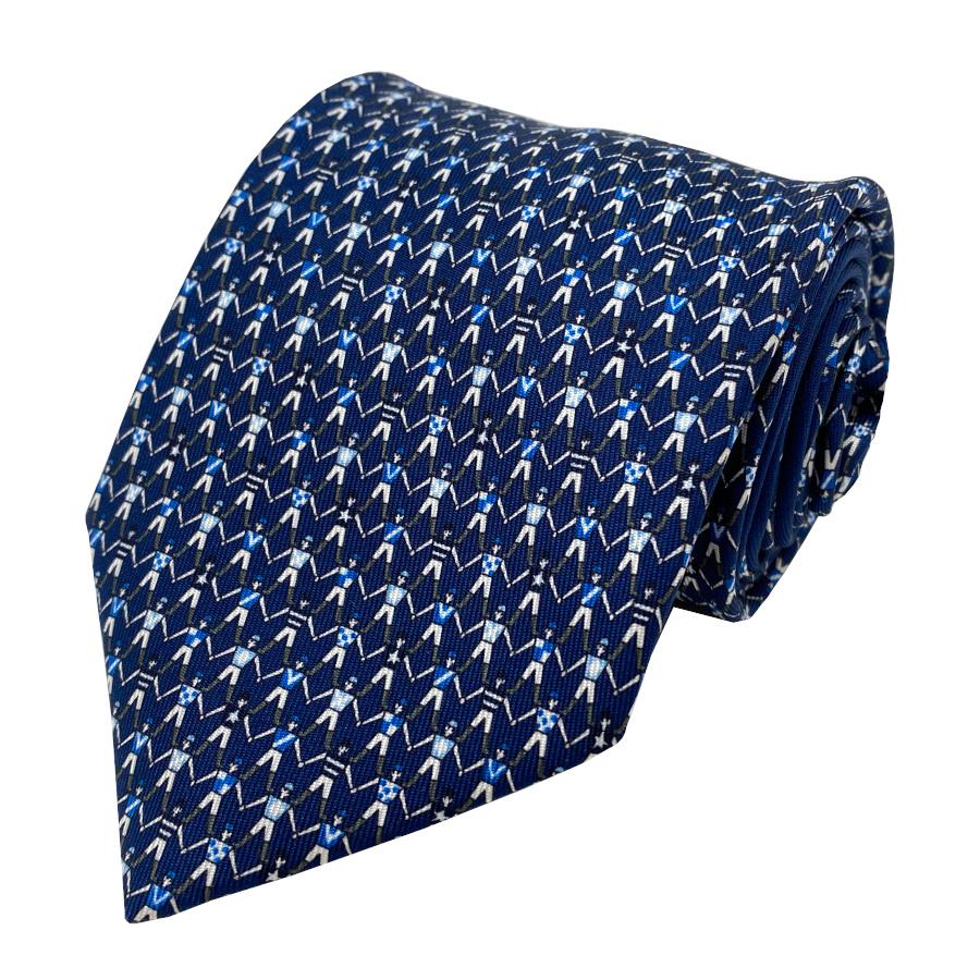 HERMES（エルメス） 【新品】 ネクタイ シルクツイルタイ 8cm《 DANCE