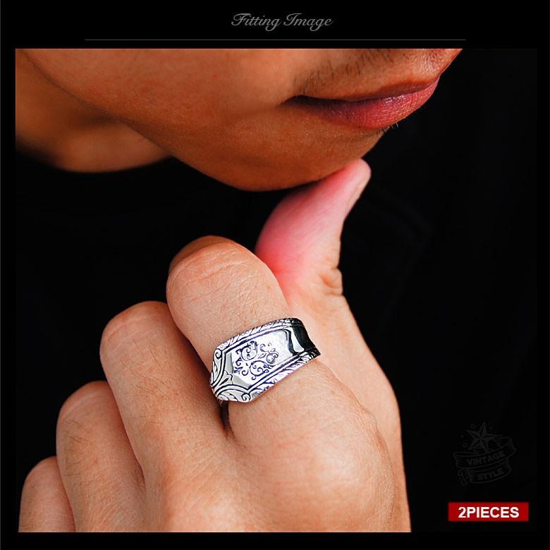 スプーンリングr0803 シルバーアクセサリー メンズ リング シルバー