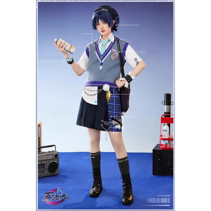 三分妄想 原神 コスプレ スカラマシュ放浪者 コーヒーコラボ衣装