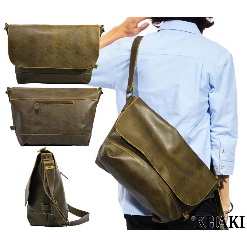 メッセンジャーバッグ メンズ メッセンジャーバック レザー : 8(eight