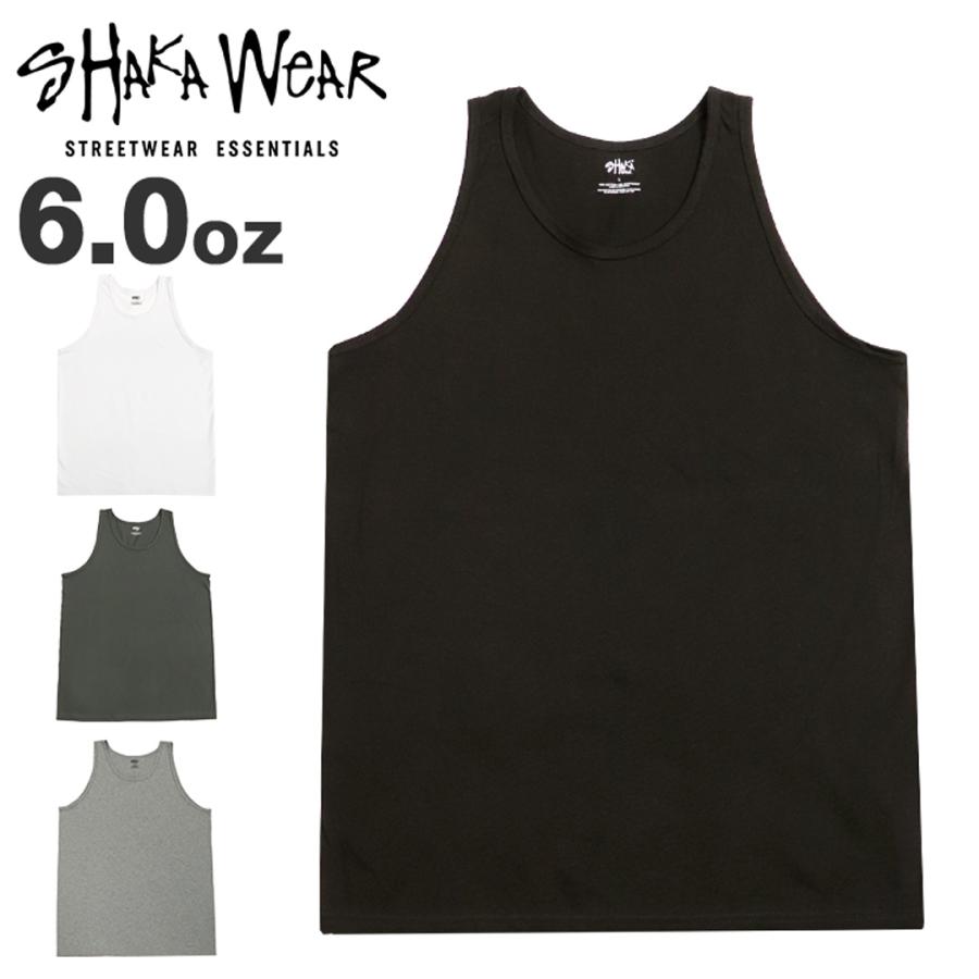 SHAKA WeAR（シャカウェア） タンクトップ メンズ 無地 6.0oz