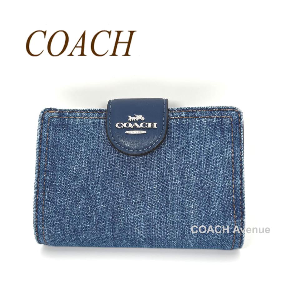 COACH（コーチ） 人気のデニムが可愛い COACH CAO96 ミディアム