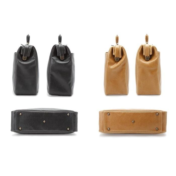 ブリーフケース ダレスバッグ ビジネスバッグ B4ファイル メンズ 口枠