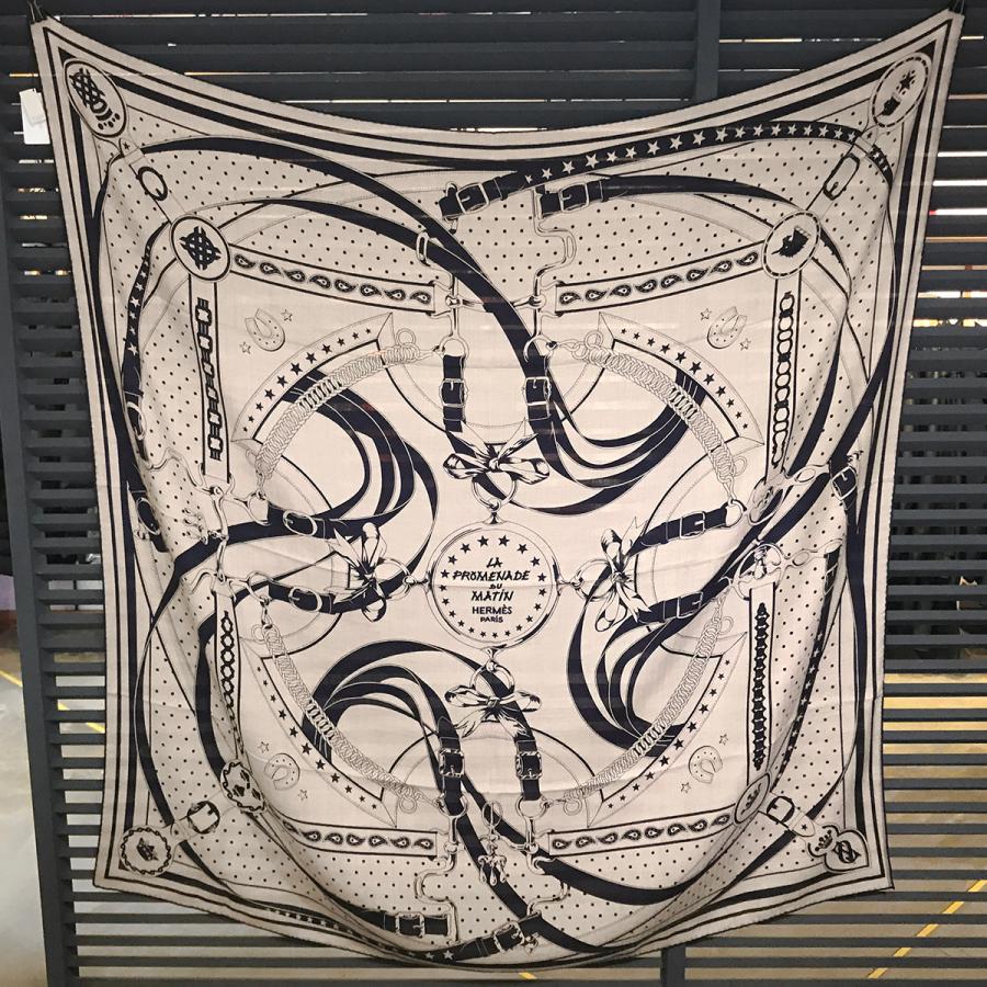 HERMES（エルメス） 【新品未使用】エルメス カレジェアン140 朝の散歩