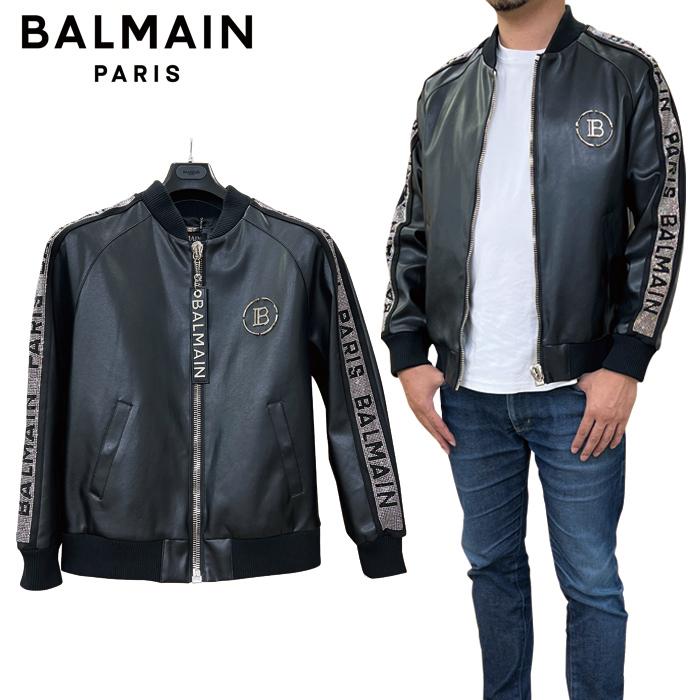 BALMAIN（バルマン） メンズ ブルゾン ジャケット 8013 ラインストーン