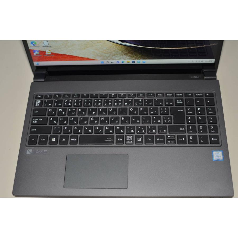 最新Windows11+office 爆速SSD500GB NEC NX750/J 15.6型ワイド 第8世代