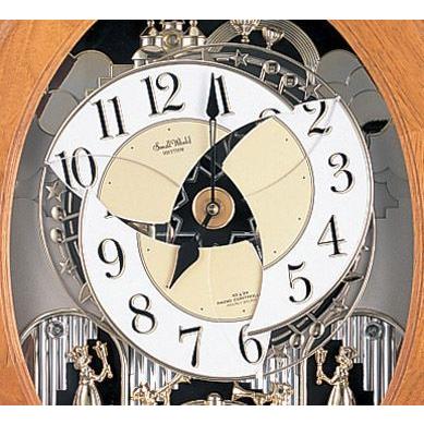 からくり時計 壁掛け時計 スモールワールド ソルシアF 4MN422RB06 送料