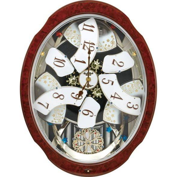 からくり時計 壁掛け時計 スモールワールド ブルームDX 4MN499AZ23