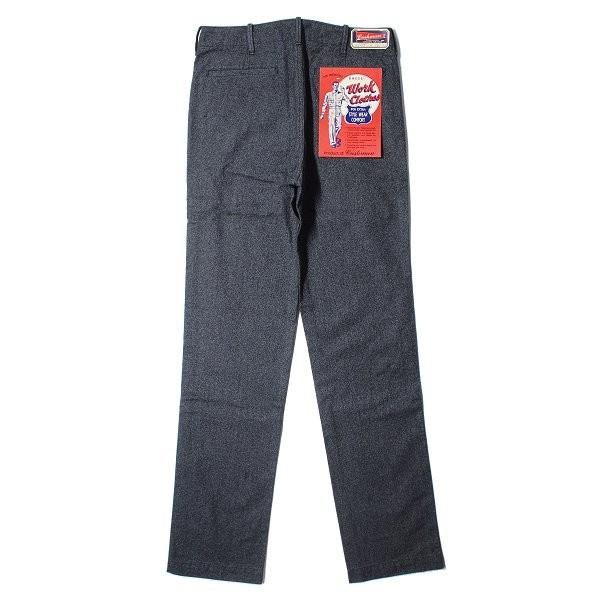 CUSHMAN（クッシュマン） ブラックシャンブレートラウザー タイト