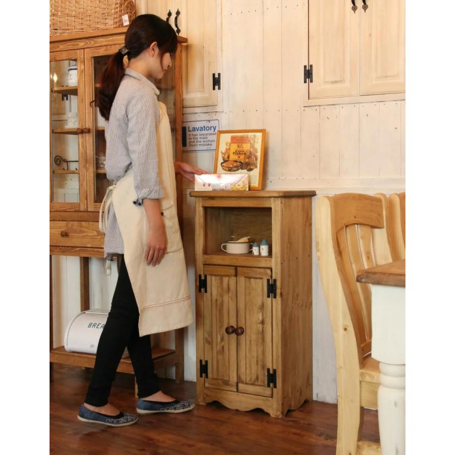 キャビネット オープン オーダーメイド カントリー家具 完成品 電話台