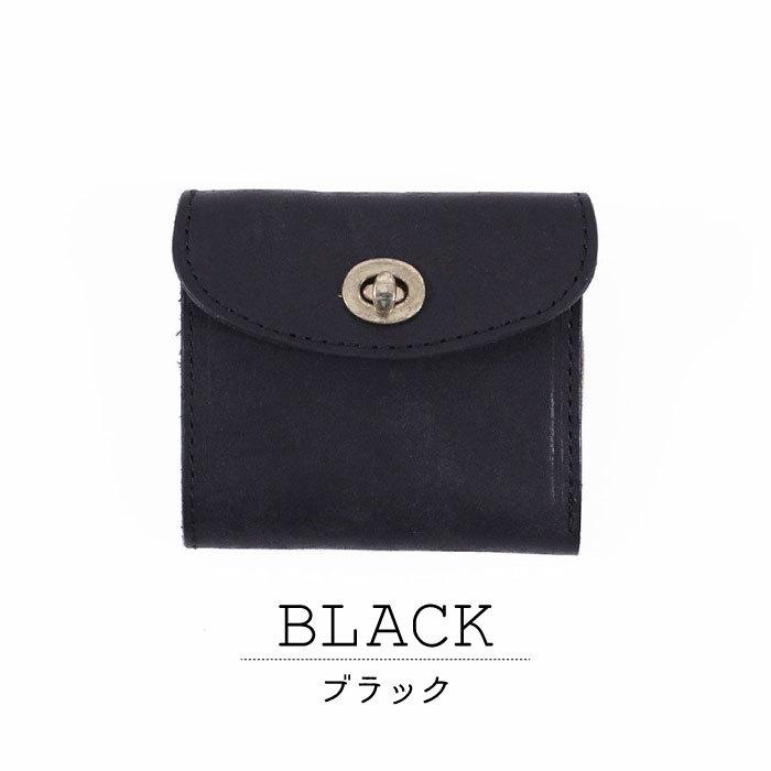 ミニ財布 saranam サラナン 本革 牛革 折り財布 L字ファスナー