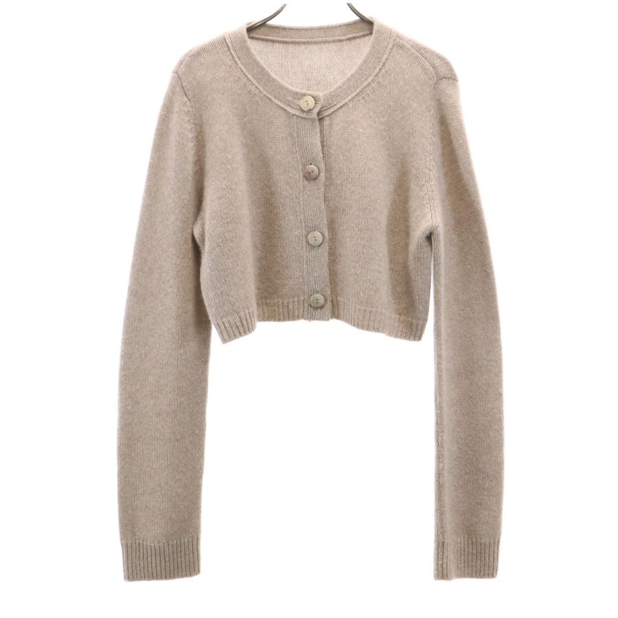 FOXEY（フォクシー） 日本製 カシミヤ100％ 長袖 ショート丈 ニット