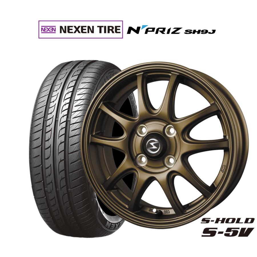 サマータイヤ ホイール4本セット BADX エスホールド S-5V NEXEN