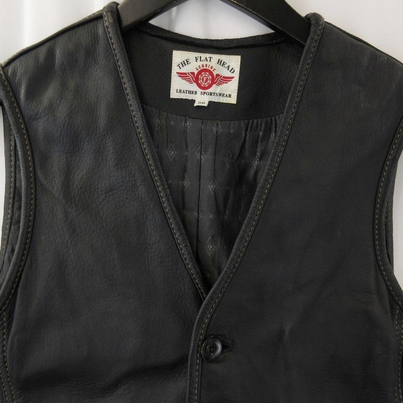 The Flat Head（フラッドヘッド） フラットヘッド レザーベスト ディア