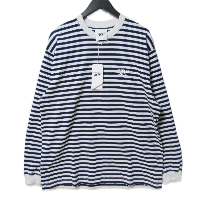 未使用 REEBOK × everyone リーボック CLASSIC BORDER LONG SLEEVE TEE