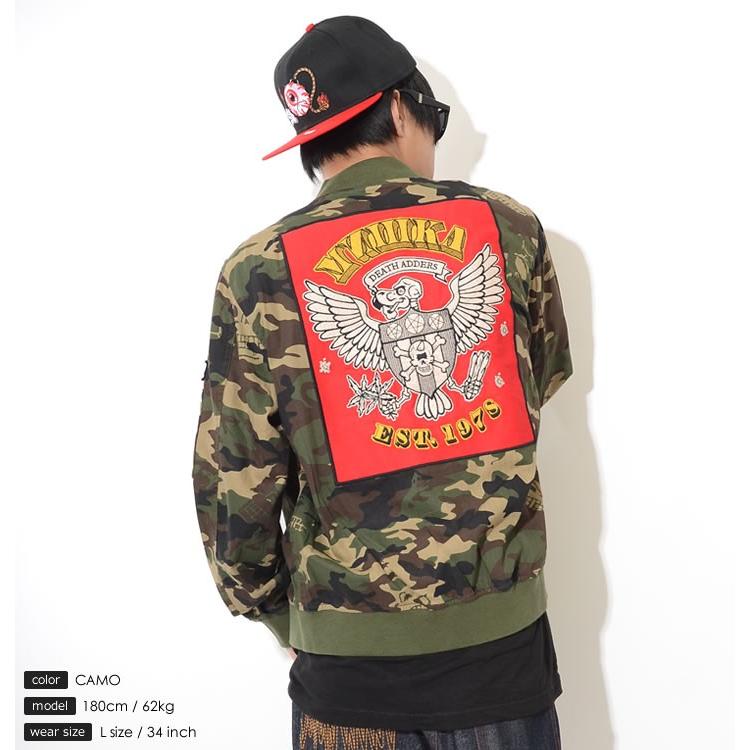 MISHKA（ミシカ） ジャケット ブルゾン MA-1 総柄カモ ミリタリー