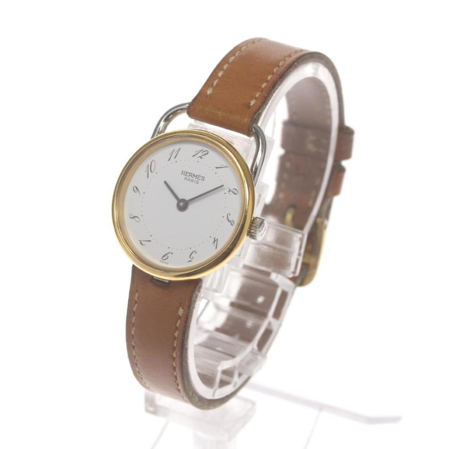 HERMES（エルメス） 【HERMES】エルメス アルソー 革ベルト クォーツ