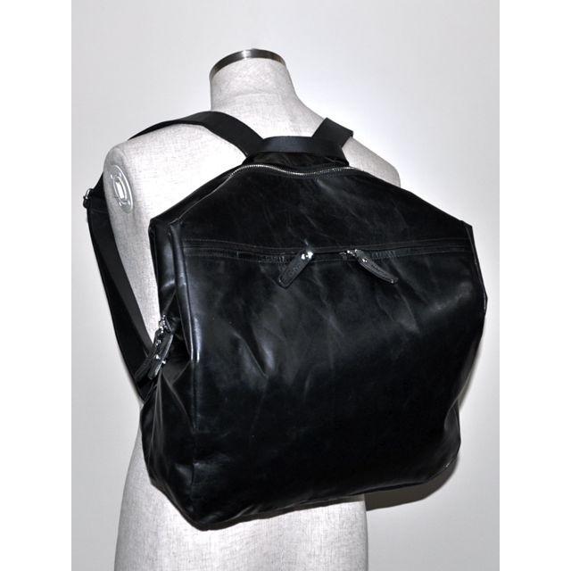 m0851（エムゼロエイトファイブワン） ANILINE FOLDED CORNER BACKPACK