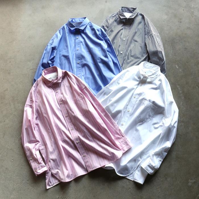 TICCA（ティッカ） ユニセックス シャツ スクエア ビッグシャツ UNI