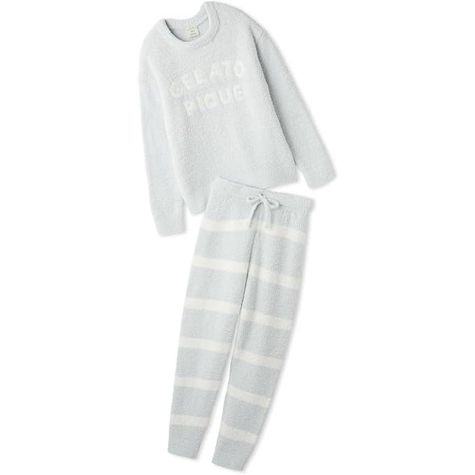 gelato pique（ジェラートピケ） パウダーロゴジャガードプルオーバー