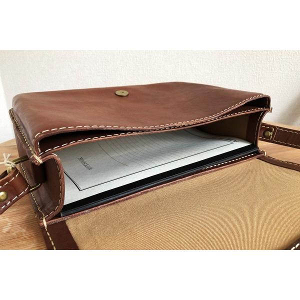 SALE / マグネット 開閉 ナチュラル レザー ショルダーバッグ KL-VER