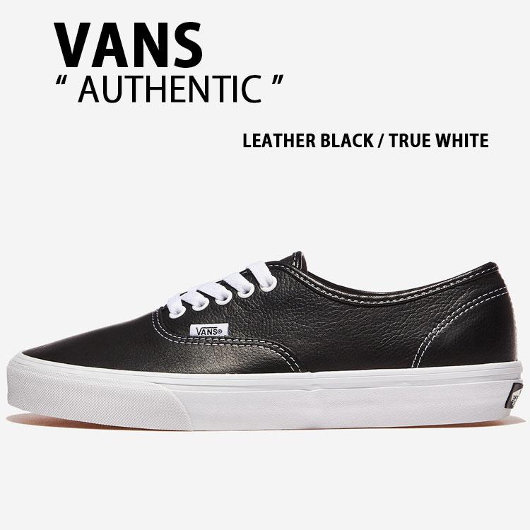 VANS（ヴァンズ） バンズ スニーカー AUTHENTIC LEATHER BLACK TRUE