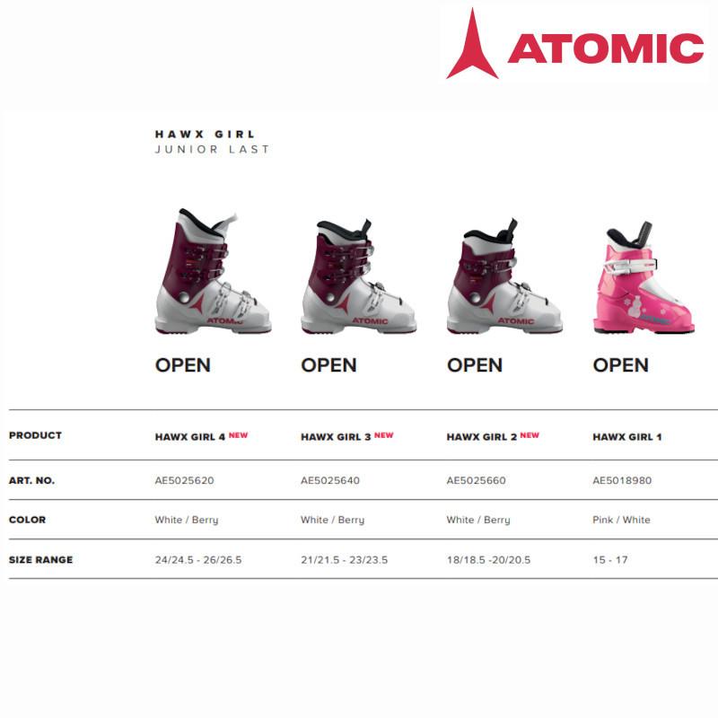 HAWX スキーブーツ アトミック 2023 ATOMIC GIRL 1 ホークス ジュニア