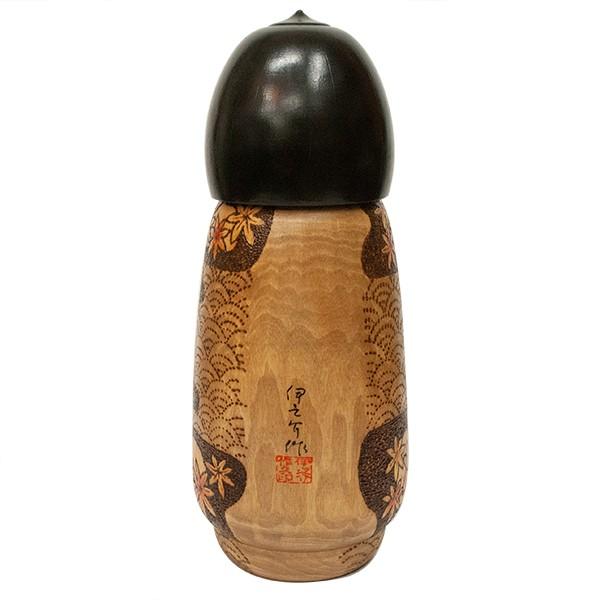 こけし 小林伊之介 宵待月 全長約44.5 cm 内閣総理大臣賞受賞作家 糸瓜