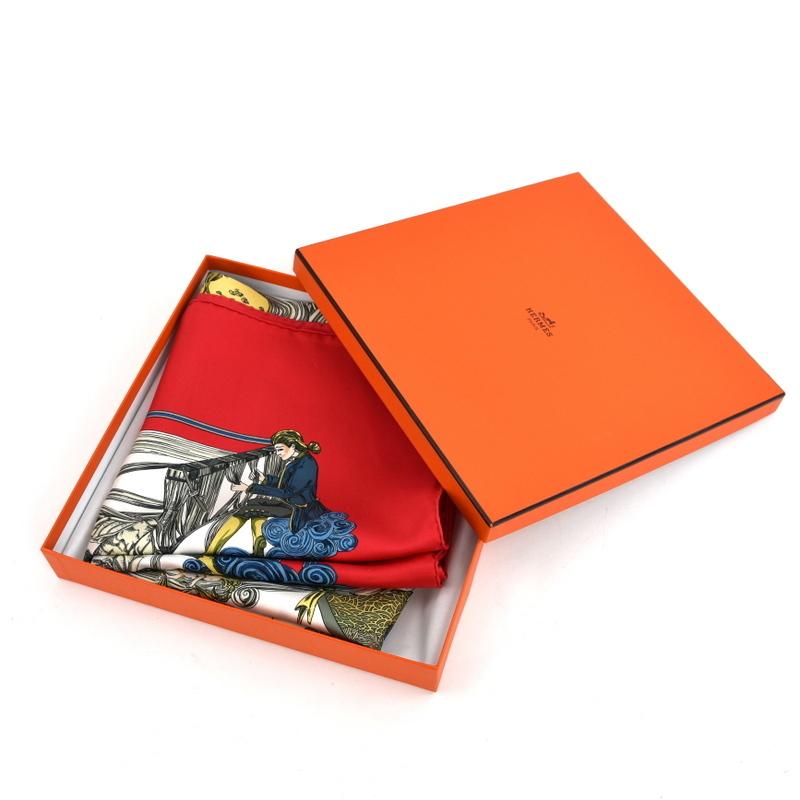 HERMES（エルメス） スカーフ 大判 スクエア シルク100％ カレ90 au