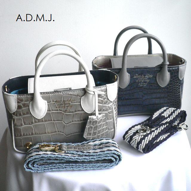 A.D.M.J（エーディーエムジェイ） クーポン対象外 ADMJ バッグ クロコ
