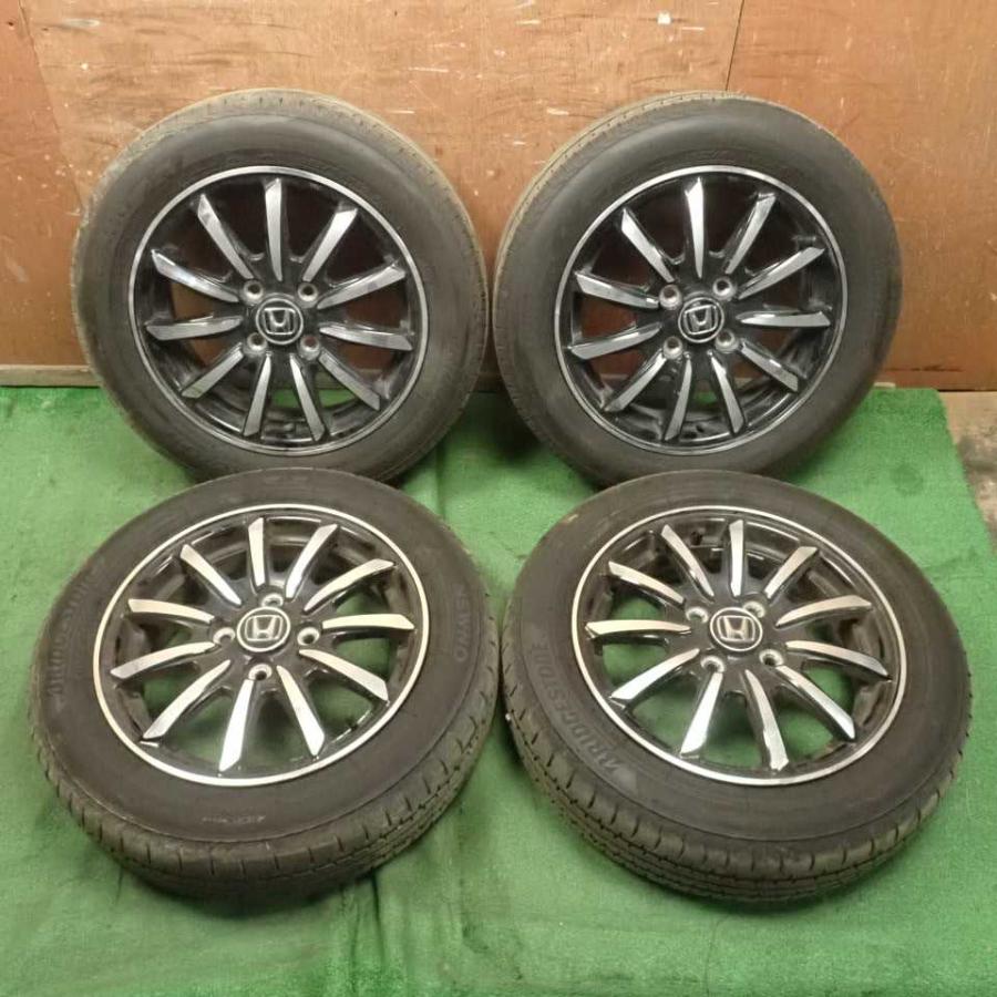 平成29年 N-WGN カスタム JH1 後期 純正 アルミホイール タイヤ 4本