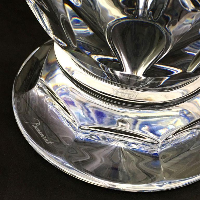 バカラ（Baccarat） ベース 花瓶 アルクール バラスター ブルー 32cm