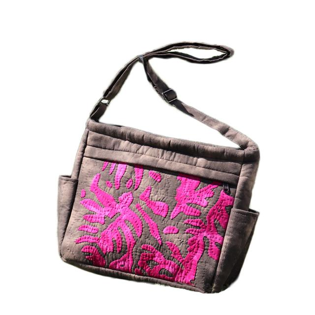 ハワイアンキルト ショルダーバッグ タイプ2 シェードパラパライ D
