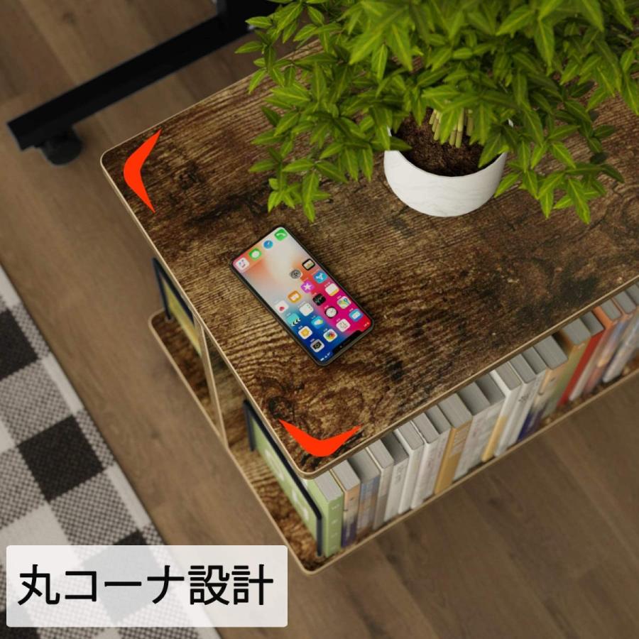 デスクサイドワゴン cd/dvdラック 幅30 ロータイプ ラック DEWEL