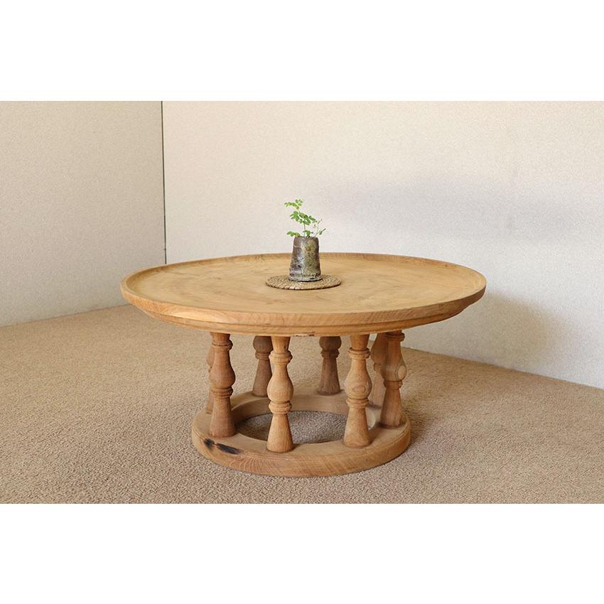 チーク古木 アンティーク 総無垢・カントーク 座卓 : ASUKA WORLD