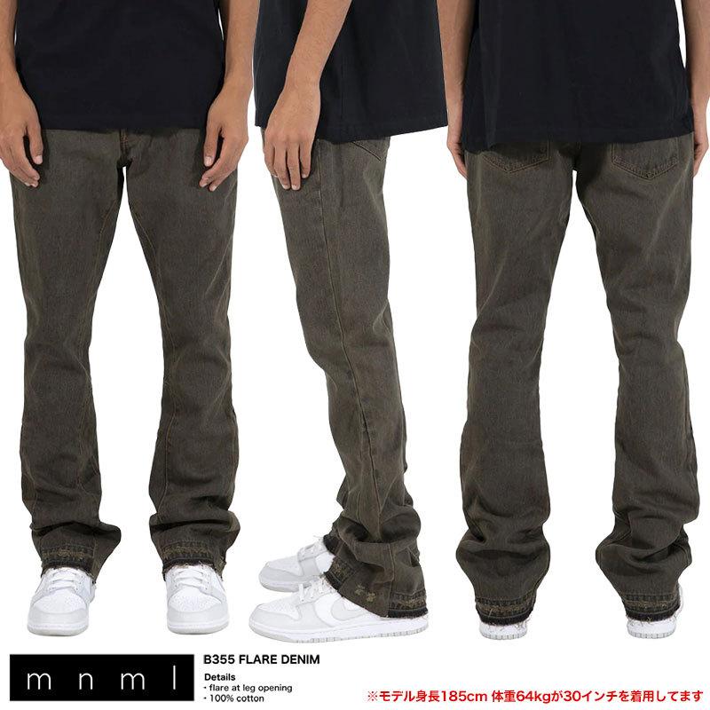 mnml（ミニマル） パンツ フレアパンツ デニムパンツ Gパン ジーンズ