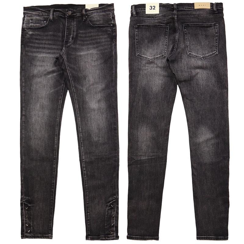 mnml（ミニマル） デニムパンツ スキニー スリム 裾ジップ Gパン