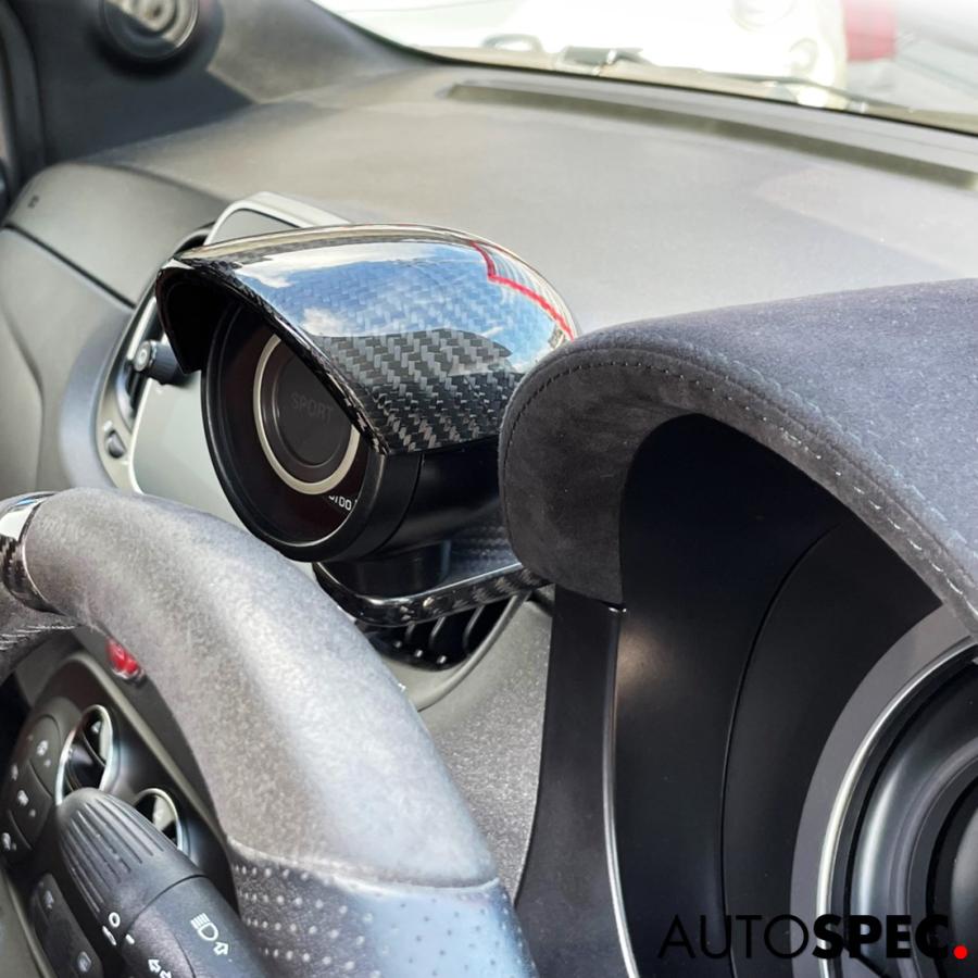 アバルト（ABARTH） THREEHUNDRED カーボン ブーストメーター フード