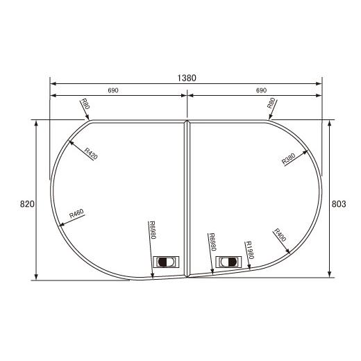 Panasonic（パナソニック） GKU74KF8T2RS 16タマゴR薄型断熱風呂フタ(R