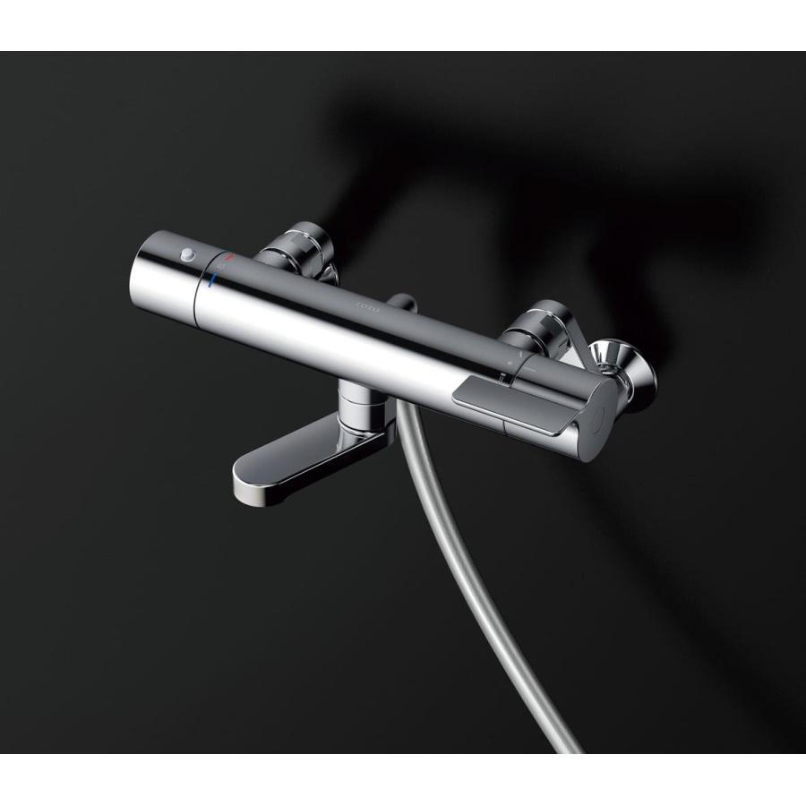 TOTOサーモスタット混合水栓 TBV03445J1 ワンダービート、ホース付き 楽天市場】【限定在庫】TOTO TBV03445J1 壁付サーモスタット混合水栓