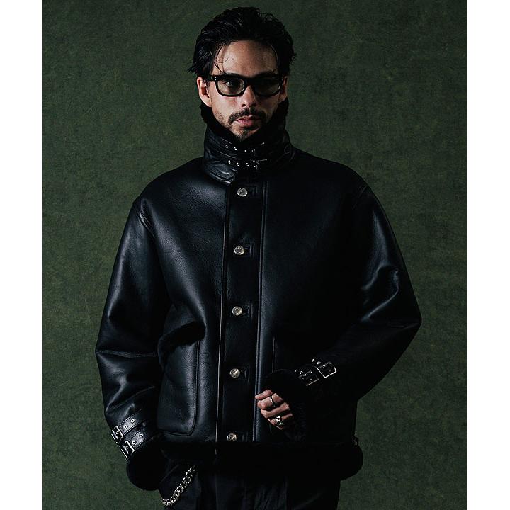 CRIMIE（クライミー） レザー ジャケット CRIMIE MOUTON LEATHER