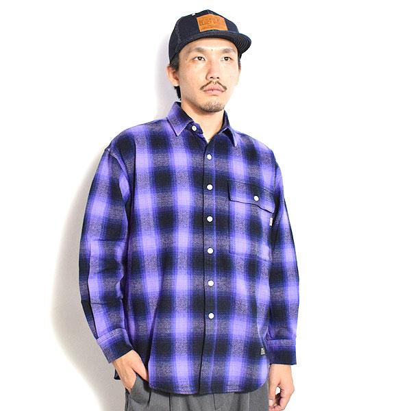 FAT エフエーティー シャツ FAT MAC SHADE メンズ 長袖 ネルシャツ