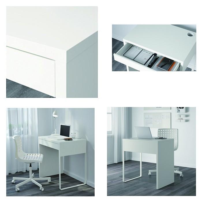 イケア（IKEA） パソコンデスク 木製 机 コンパクト オフィスデスク