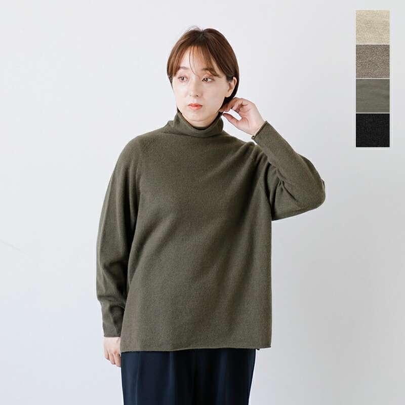 evam eva（エヴァムエヴァ） カシミヤ タートルネック プルオーバー