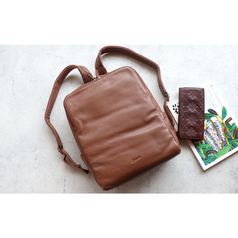 Dakota（ダコタ） リュック スクエア型 A4 ヤギ革 大人リュック