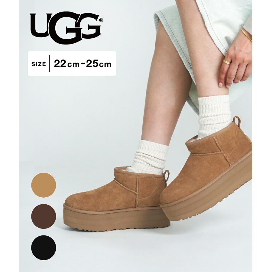 UGG（アグ） ： W CLASSIC ULTRA MINI PLATFORM / 全3色 ： 1135092
