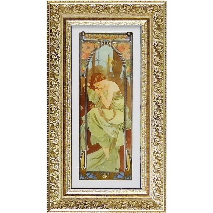 絵画 アルフォンス ミュシャ「夜の安らぎ」 壁掛け 壁飾り インテリア