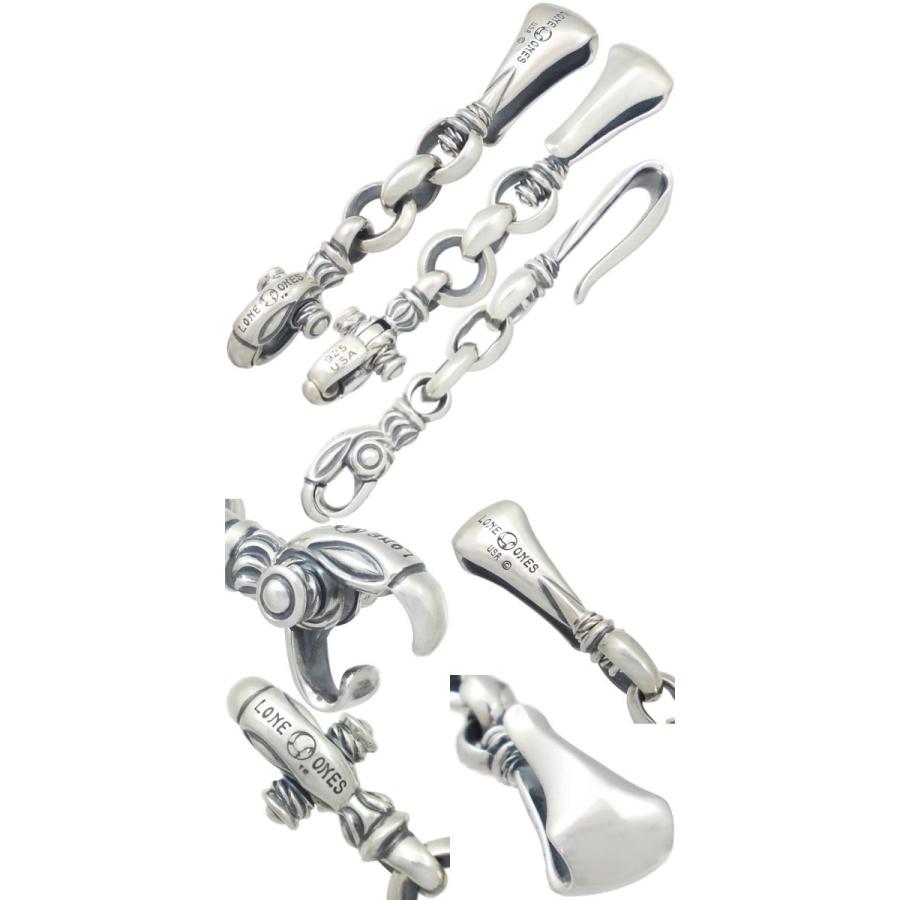 LONE ONES（ロンワンズ） 1.0インチベルトフック&ミディアムシルバー