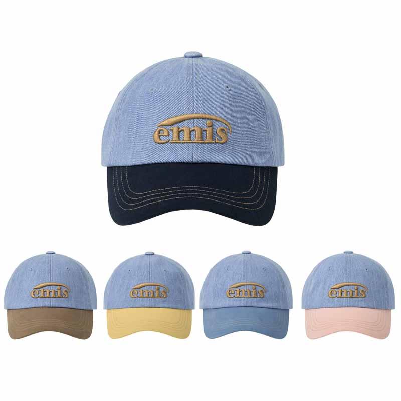 emis(エミス) キャップ WASHED DENIM BALL CAP-LIGHT BLUE DENIM 正規