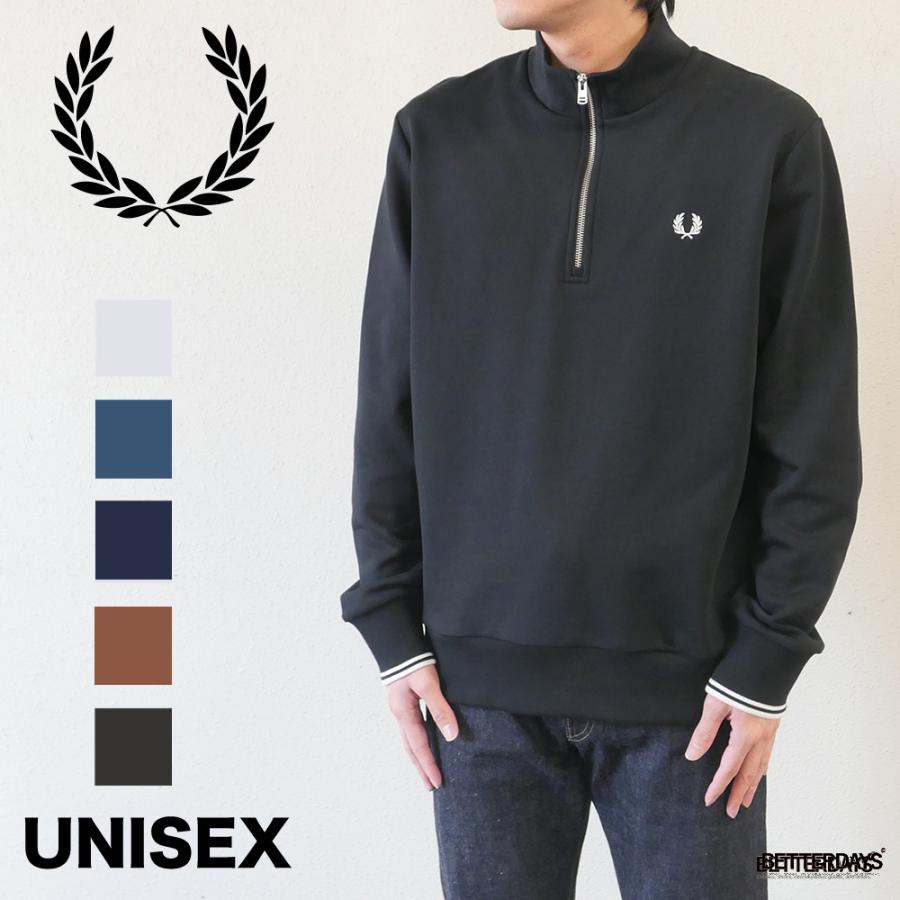 FRED PERRY（フレッドペリー） ハーフジップ スウェット メンズ